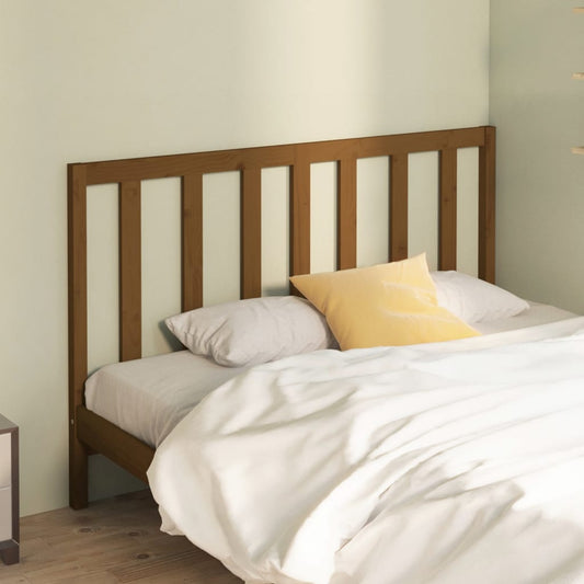 Bed Headboard | Honey brown | Solid Pine Wood | Medium | Bed Headboard