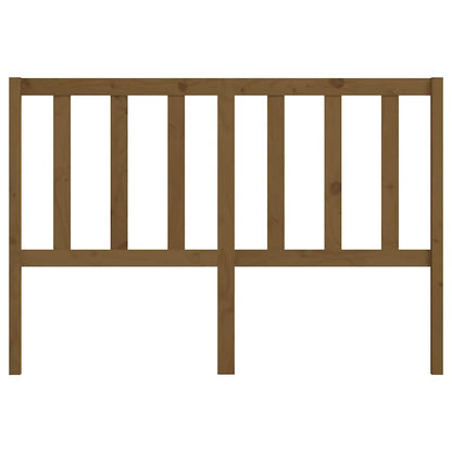 Bed Headboard Honey Brown 141x4x100 cm Solid Wood Pine