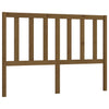 Bed Headboard Honey Brown 156x4x100 cm Solid Wood Pine