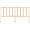 Bed Headboard 206x4x100 cm Solid Wood Pine