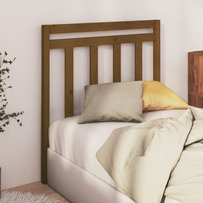Bed Headboard | Honey brown | Solid pine wood | Standard | Bed Headboard