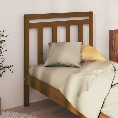 Bed Headboard | Honey brown | Solid pine wood | Standard | Bed Headboard