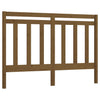 Bed Headboard Honey Brown 146x4x100 cm Solid Wood Pine