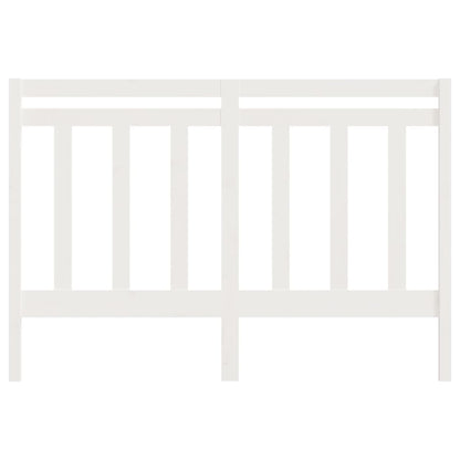 Bed Headboard | White | Solid Pine Wood | 156x4x100 cm | Appealing Design