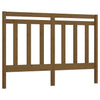 Bed Headboard Honey Brown 166x4x100 cm Solid Wood Pine