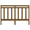 Bed Headboard Honey Brown 166x4x100 cm Solid Wood Pine