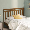 Bed Headboard Honey Brown 166x4x100 cm Solid Wood Pine