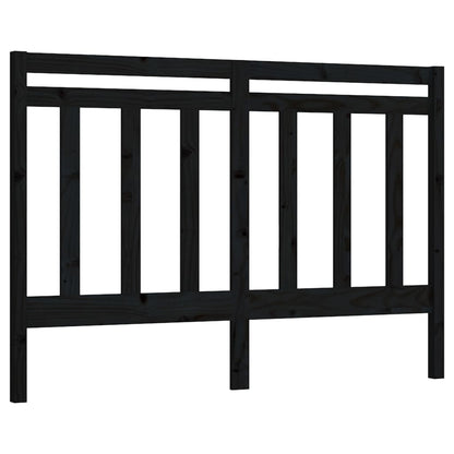 Bed Headboard | Black | Solid Pine wood
