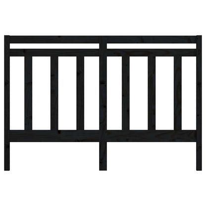 Bed Headboard | Black | Solid Pine wood