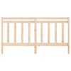 Bed Headboard 206x4x100 cm Solid Wood Pine