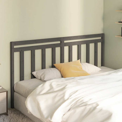 Bed Headboard | Grey | Solid pine wood | Large | Durable | Bed Headboard