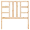 Bed Headboard 96x4x100 cm Solid Wood Pine