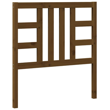 Bed Headboard | Honey brown | Solid pinewood | 96x4x100 cm | Tough