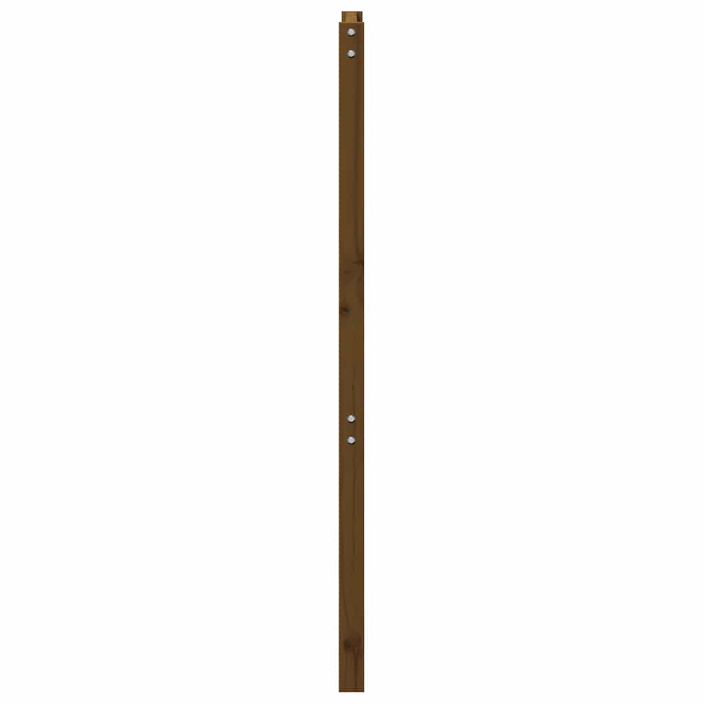 Bed Headboard | Honey brown | Solid pinewood | 96x4x100 cm | Tough
