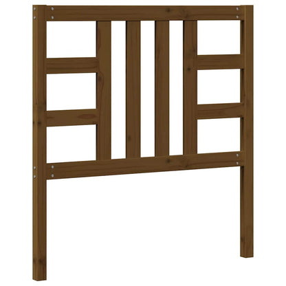 Bed Headboard | Honey brown | Solid pinewood | 96x4x100 cm | Tough