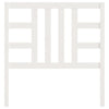 Bed Headboard White 106x4x100 cm Solid Wood Pine