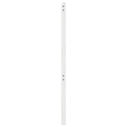 Bed Headboard White 106x4x100 cm Solid Wood Pine
