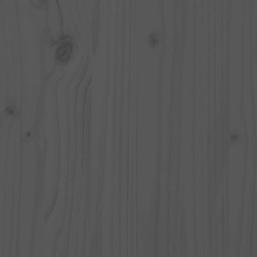 Bed Headboard | Grey | Solid Pine Wood | Medium | Durable | Bed Headboard