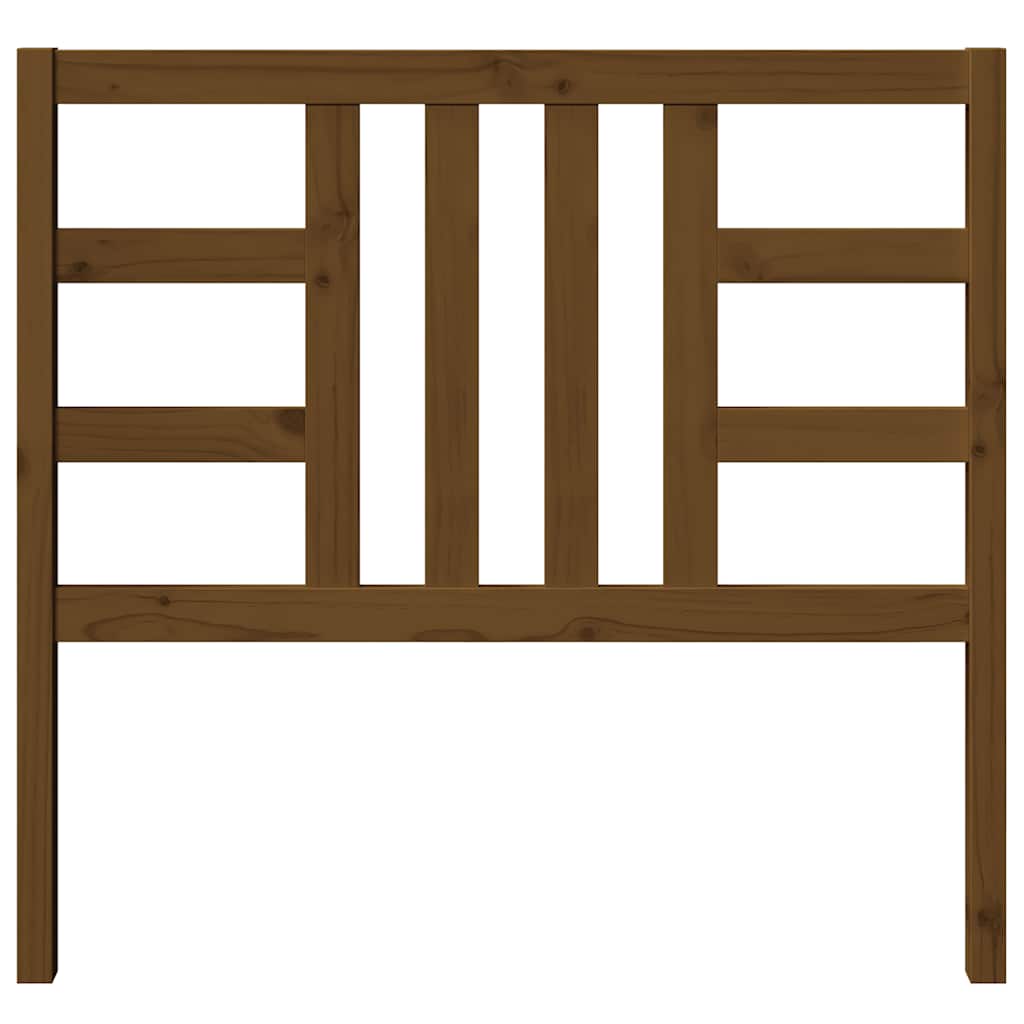 Bed Headboard | Honey brown | Solid pine wood | Medium | Durable