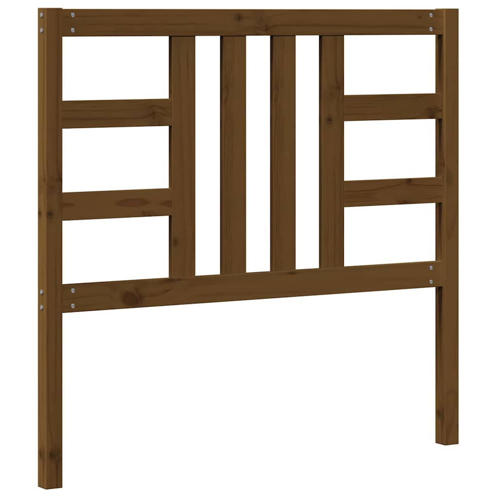 Bed Headboard | Honey brown | Solid pine wood | Medium | Durable