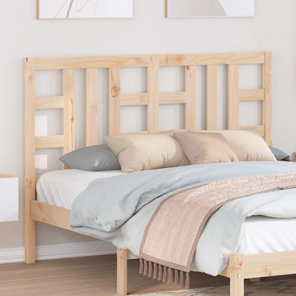 Bed Headboard 141x4x100 cm Solid Wood Pine