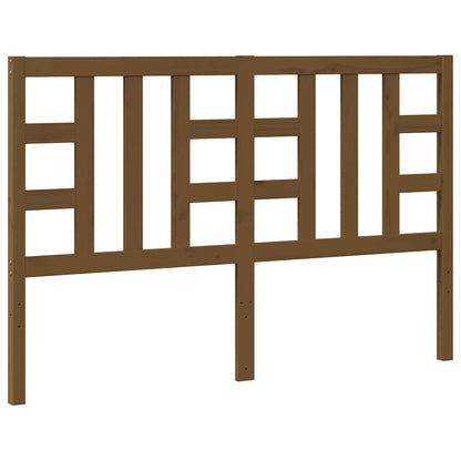 Bed Headboard Honey Brown 146x4x100 cm Solid Wood Pine