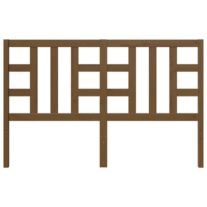 Bed Headboard Honey Brown 146x4x100 cm Solid Wood Pine