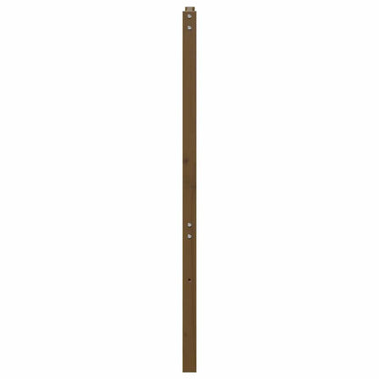 Bed Headboard Honey Brown 146x4x100 cm Solid Wood Pine