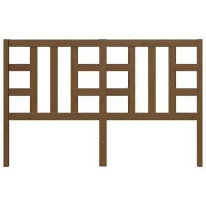 Bed Headboard Honey Brown 156x4x100 cm Solid Wood Pine