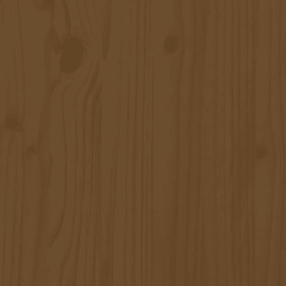 Bed Headboard Honey Brown 156x4x100 cm Solid Wood Pine