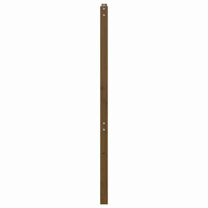 Bed Headboard Honey Brown 166x4x100 cm Solid Wood Pine