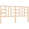 Bed Headboard 206x4x100 cm Solid Wood Pine