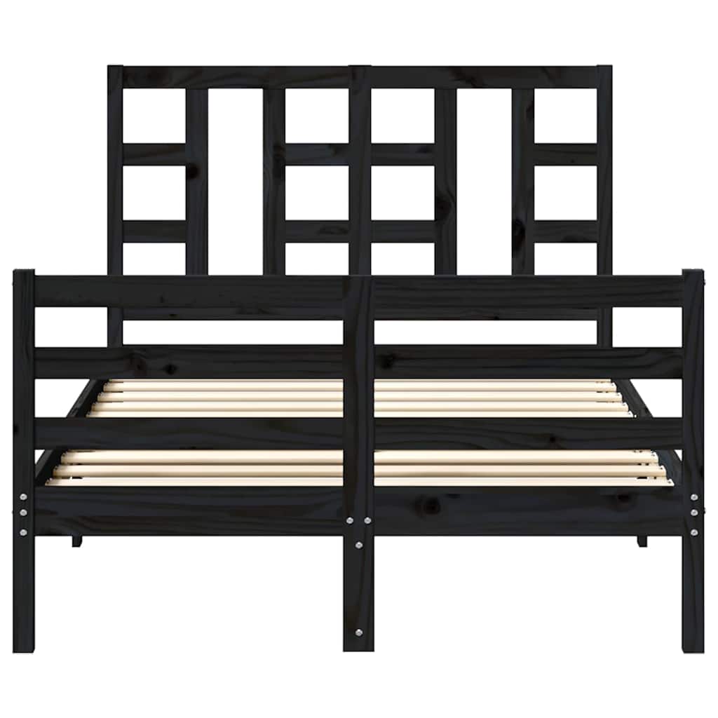 Bed Headboard Honey Brown 206x4x100 cm Solid Wood Pine