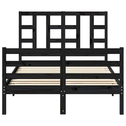 Bed Headboard Honey Brown 206x4x100 cm Solid Wood Pine
