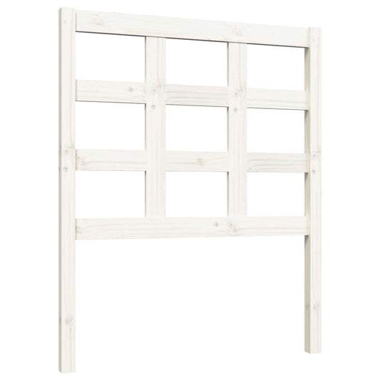 Bed Headboard | White | Solid pine wood | Standard | Bed Headboard