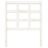 Bed Headboard White 80.5x4x100 cm Solid Wood Pine
