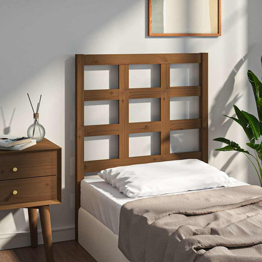 Bed Headboard | Honey Brown | Solid Pine Wood | Great Design