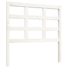 Bed Headboard White 95.5x4x100 cm Solid Wood Pine