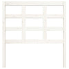 Bed Headboard White 95.5x4x100 cm Solid Wood Pine