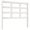 Bed Headboard White 105.5x4x100 cm Solid Wood Pine