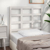 Bed Headboard White 105.5x4x100 cm Solid Wood Pine