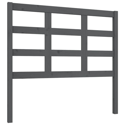 Bed Headboard | Grey | Solid pine wood | Standard | Classic/Traditional