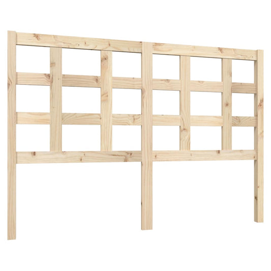 Bed Headboard | Natural wood | Solid pine wood | Fits standard beds
