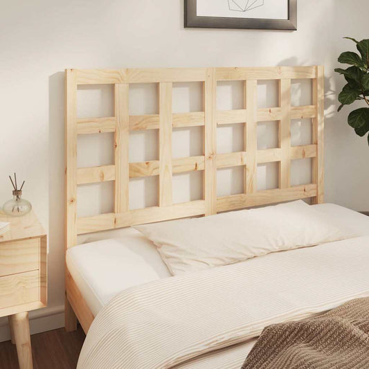 Bed Headboard | Natural wood | Solid pine wood | Fits standard beds