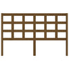 Bed Headboard Honey Brown 156x4x100 cm Solid Wood Pine