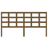 Bed Headboard Honey Brown 185.5x4x100 cm Solid Wood Pine