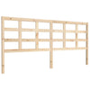 Bed Headboard 205.5x4x100 cm Solid Wood Pine