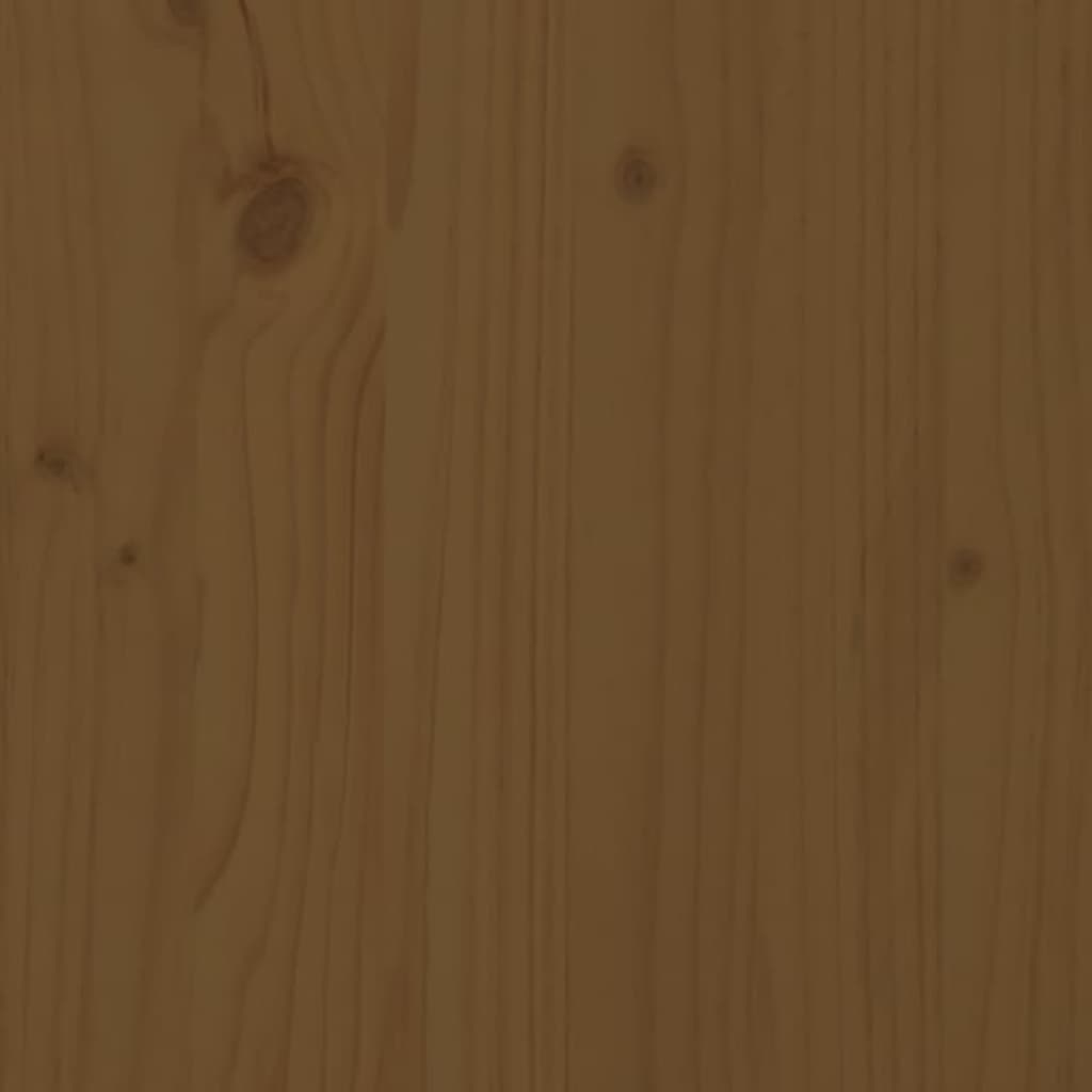 Bed Headboard Honey Brown 80.5x4x100 cm Solid Pine Wood