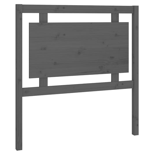 Bed Headboard | Grey | Solid pinewood | Medium | Bed Headboard