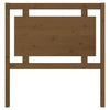 Bed Headboard Honey Brown 95.5x4x100 cm Solid Pine Wood